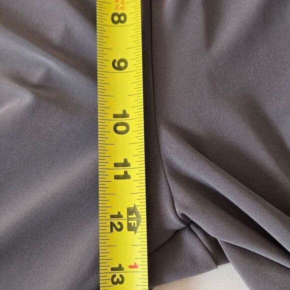 By JJ Womens Pull-On Stretch Tie-Bottom Hem Cargo Pocket Crop Pants Gray Medium - Picture 9 of 13